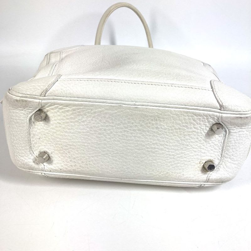 Hermes Handbag Omnibus PM Leather White — view 6