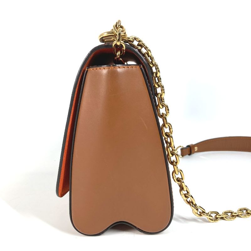 Louis Vuitton Shoulder Bag Sac Twist MM Monogram Canvas Brown