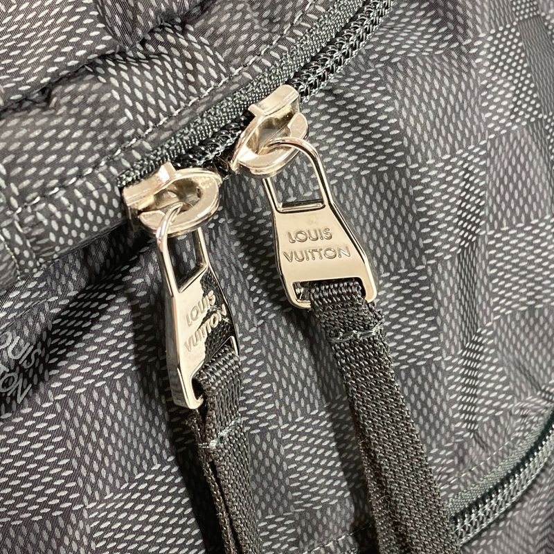 Louis Vuitton Backpack Light Pack Galaxy Leather Nylon Black — view 7