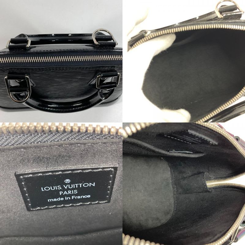 Louis Vuitton Handbag Alma BB M4031 N Epi Electric Cles Ther Noir Black