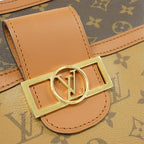 Louis Vuitton Monogram Hobo Dauphine MM Shoulder Bag