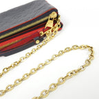Louis Vuitton Monogram Empreinte Pochette Double Zip Shoulder Bag — view 5