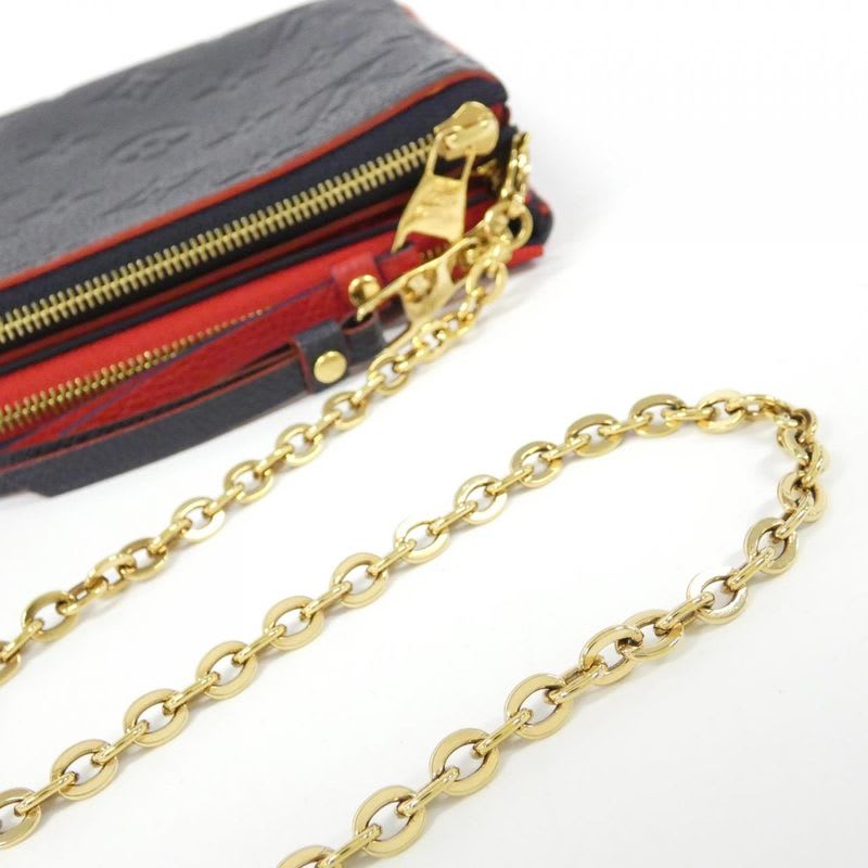 Louis Vuitton Monogram Empreinte Pochette Double Zip Shoulder Bag — view 5