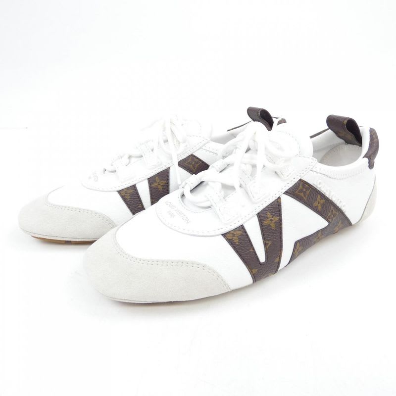Louis Vuitton Size 36.5 White Sneakers — view 3