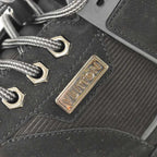 Louis Vuitton NBA Oberkamphrein Suede Ankle Boots Sneakers 8.5 Black Bm0290 — view 8