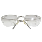 Christian Dior Flash STR Sunglasses With Rhinestones 6218 115 Silver Color — view 7