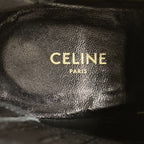 Celine Leather Side Gore Ankle Boots Size 36 — view 8