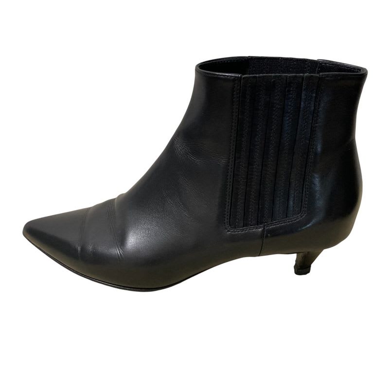 Celine Leather Side Gore Ankle Boots Size 36 — view 3