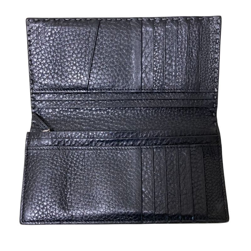 Fendi Selleria Continental Long Wallet Black — view 8