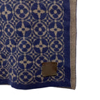 Louis Vuitton Muffler Monogram Echarpe Ski Navy Brown Scarf — view 3