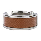 Hermes Olympe PM Ring S Size 11.5 Silver Color Brown — view 5