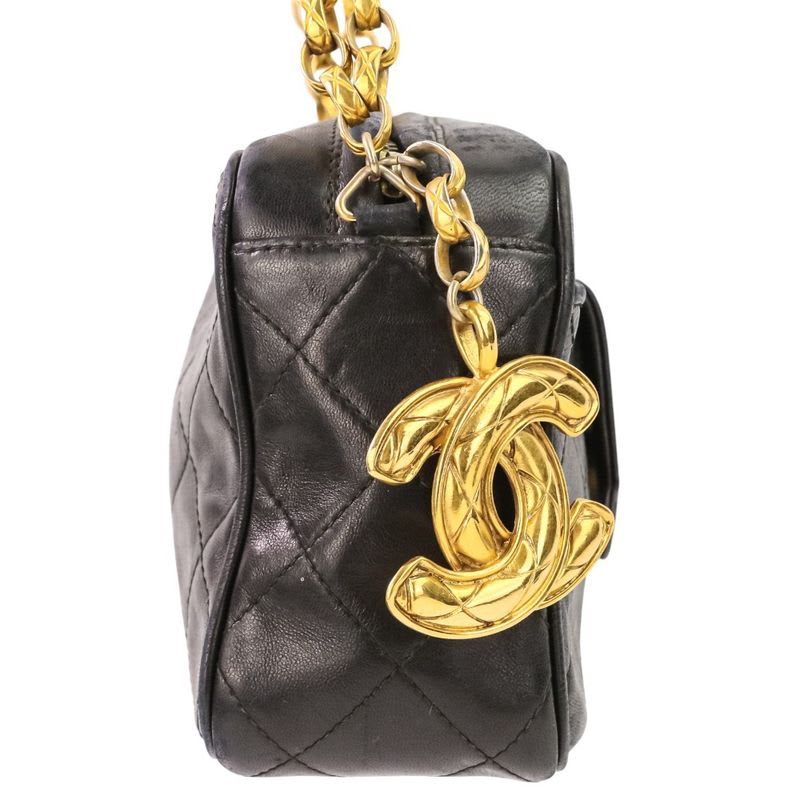 Chanel Charm Quilted Chain Shoulder Bag Camera — view 6