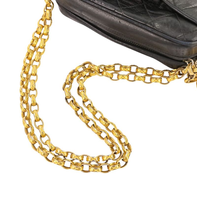 Chanel Charm Quilted Chain Shoulder Bag Camera — view 9