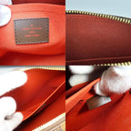 Louis Vuitton Handbag Rivera MM Damier Ebene Brown Gold Hardware