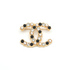 Chanel Brooch Corsage Gold Pearl Rhinestone — view 3