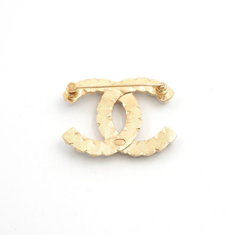 Chanel Brooch Corsage Gold Pearl Rhinestone — view 4