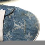 Louis Vuitton Luxembourg Grain Monogram Denim Sneakers Ms0189 — view 6