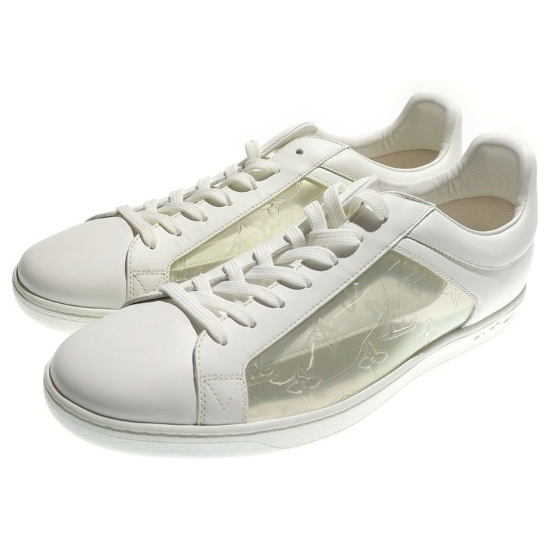 Louis Vuitton Luxembourg Line Monogram Leather Low-cut Sneakers White Ms0290 — view 2