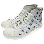 Louis Vuitton 21 SS Tattoo Line Monogram Leather High Cut Sneakers Ld0231 — view 2