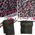 Louis Vuitton Goods Leopard Scarf Carre Shawl Silk — view 3