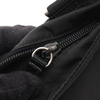 Prada Shoulder Bag Black Nylon Triangle Logo — view 9