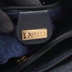 Gucci Shoulder Bag Interlocking G 001 14 0934 Navy Leather — view 5
