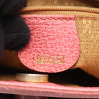 Gucci Handbag Bamboo 000 123 0316 Pink Suede Leather 2-Way