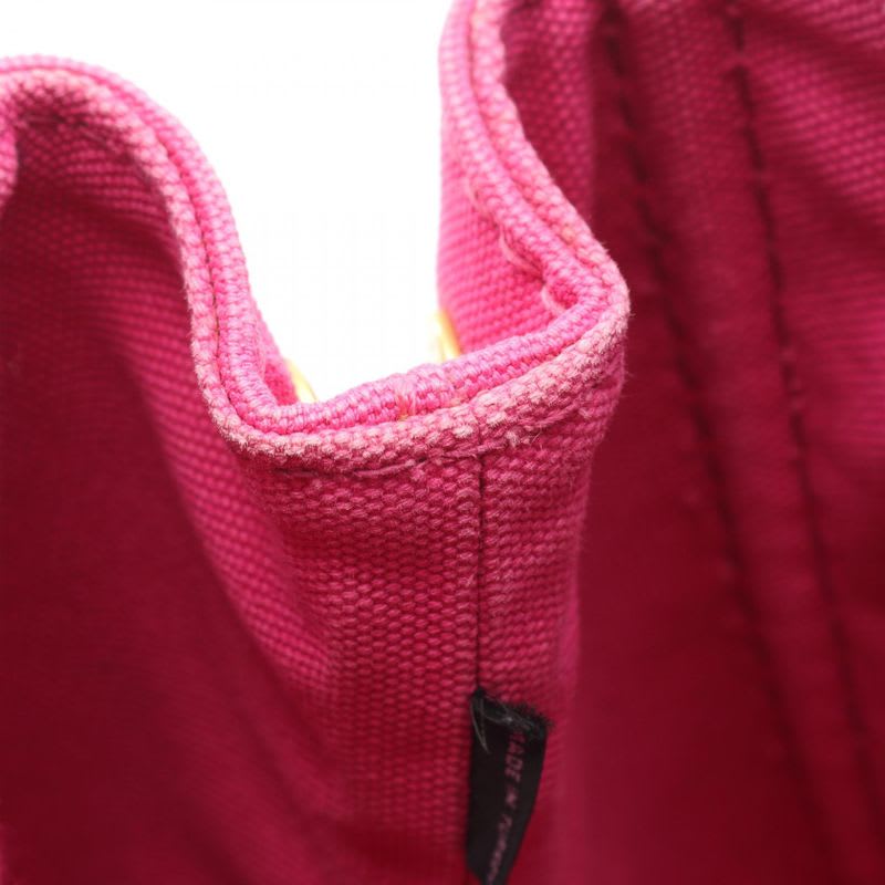 Prada Tote Bag Canapa Pink Canvas 2-Way — view 6