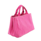 Prada Tote Bag Canapa Pink Canvas 2-Way — view 3