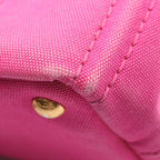 Prada Tote Bag Canapa Pink Canvas 2-Way — view 7