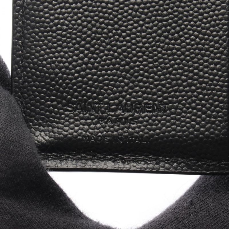 Saint Laurent Paris Bifold Wallet Black Leather — view 4