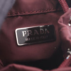 Prada Charm Re-nylon Speed Lock 2 Tt2022 He1 F0007 Burgundy Nylon Key Ring — view 4