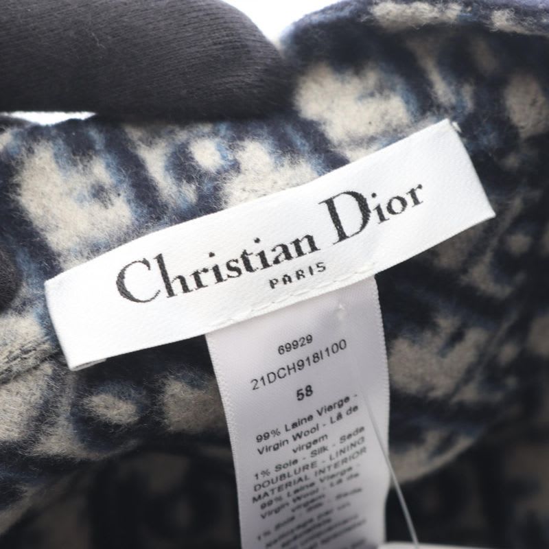 Dior Cap Oblique Wool Silk — view 4