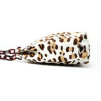 Prada Shoulder Bag Calf Hair Leopard Chain — view 4