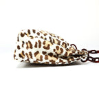 Prada Shoulder Bag Calf Hair Leopard Chain — view 5