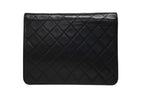 Chanel S Flap S Chain Shoulder Bag CC Logo Lambskin Black Gold — view 2