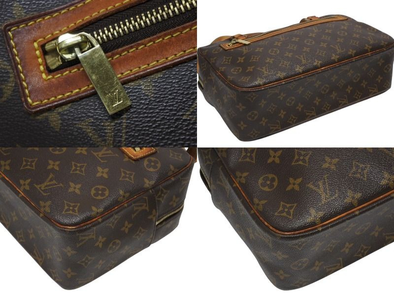 Louis Vuitton City GM Shoulder Bag Monogram Brown Gold — view 6