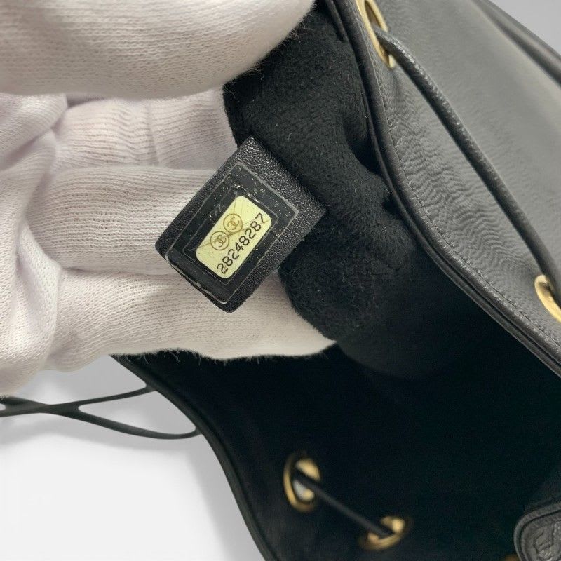 Chanel Deauville Tote Caviar Black Gold
