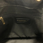 Chanel Deauville Tote Caviar Black Gold