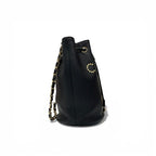 Chanel Deauville Tote Caviar Black Gold
