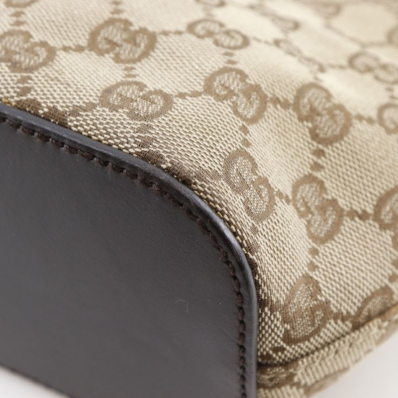 Gucci 1669 GG Canvas Brown Shoulder Bag