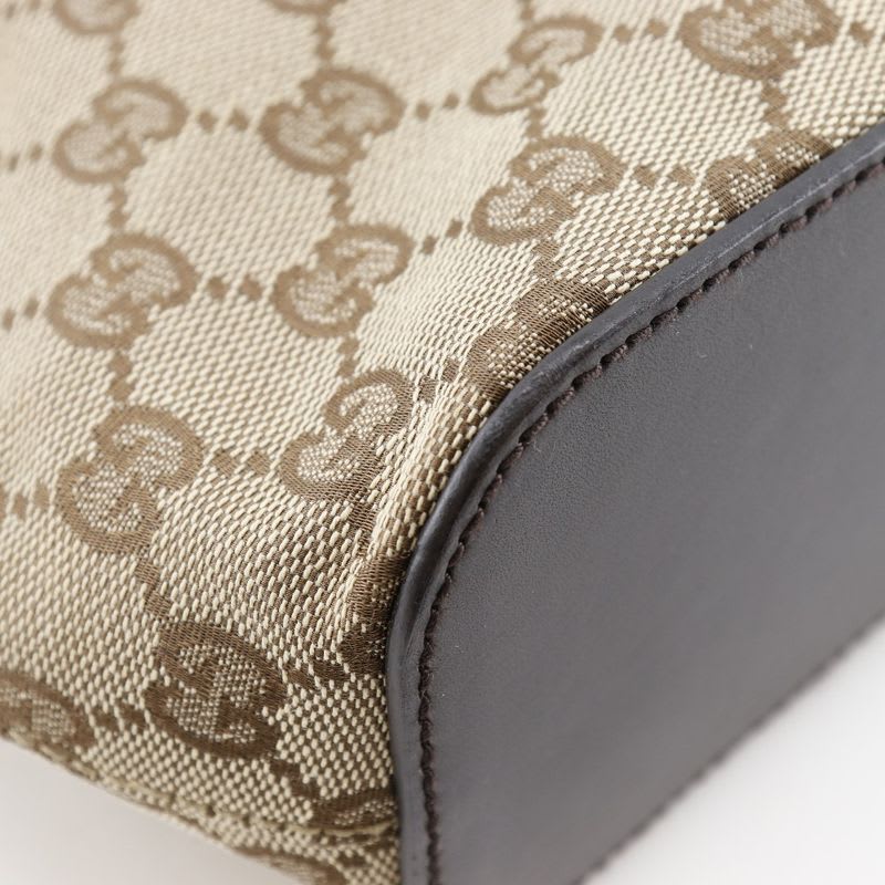 Gucci 1669 GG Canvas Brown Shoulder Bag