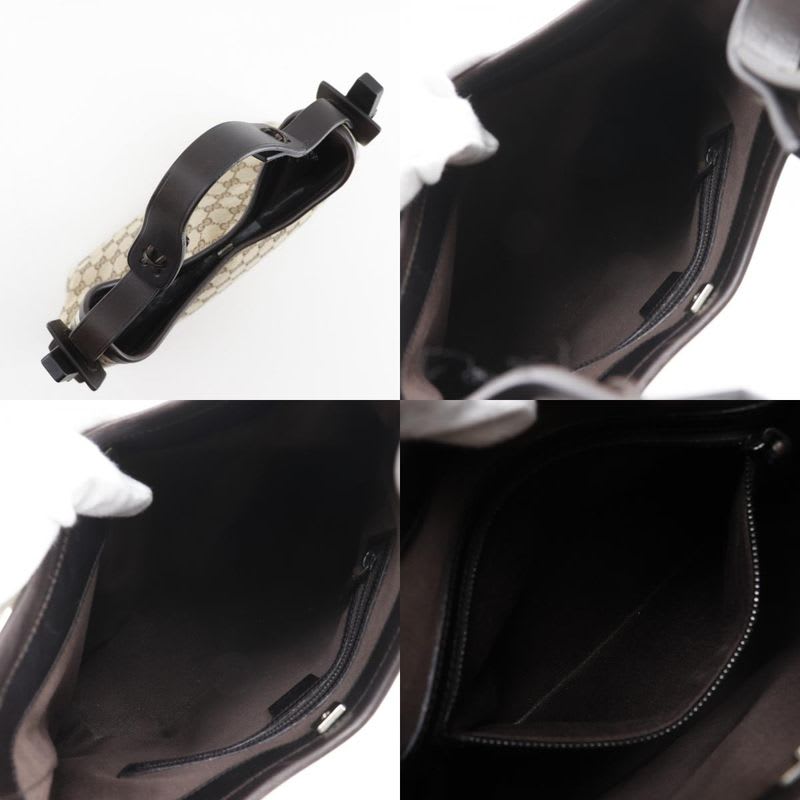 Gucci 1669 GG Canvas Brown Shoulder Bag