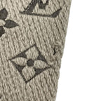 Louis Vuitton Muffler Echarpe Logomania Wool Silk Monogram Brown Scarf — view 6