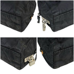 Prada Evening Heart Mini Handbag Black Nero Tessuto Nylon Beads