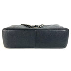 Chanel Shoulder Bag CC Quilted 30 Caviar Leather Black
