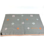Louis Vuitton Shawl Monogram Logo Wool Gray — view 3