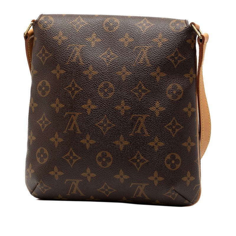 Louis Vuitton Monogram Musette Salsa Short Crossbody Bag Brown — view 3