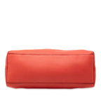 Gucci Soho Chain Shoulder Bag Handbag Orange Red Leather — view 4
