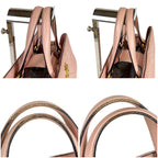 Gucci 2-Way Shoulder Bag Handbag GG Marmont Pink Leather Quilting